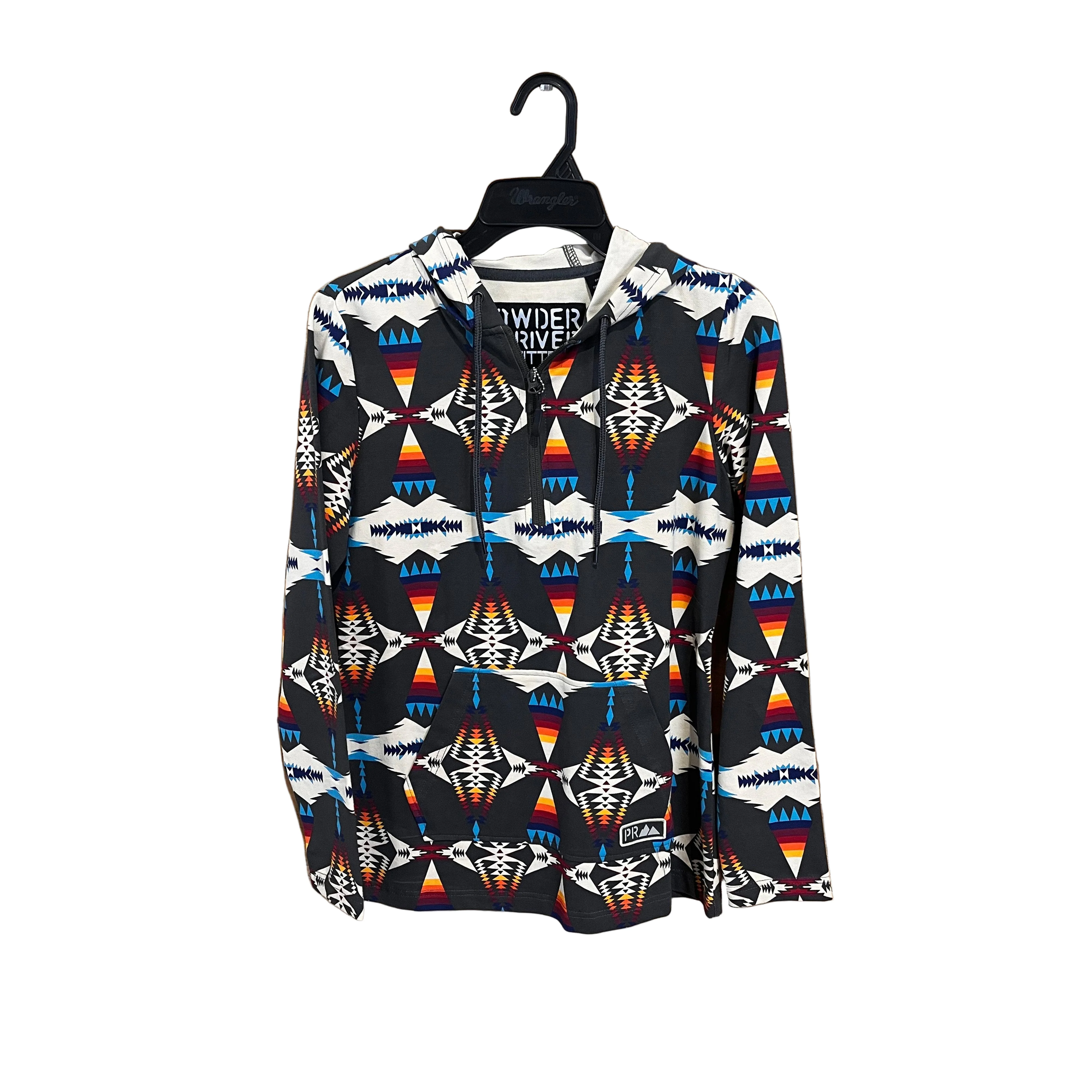 Powder River Women's Aztec Fleece Pullover Hoodie - Assorted Colours - Image 2