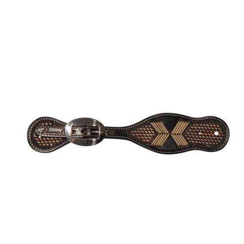 Professional's Choice Women's Chocolate Arrowhead Spur Straps