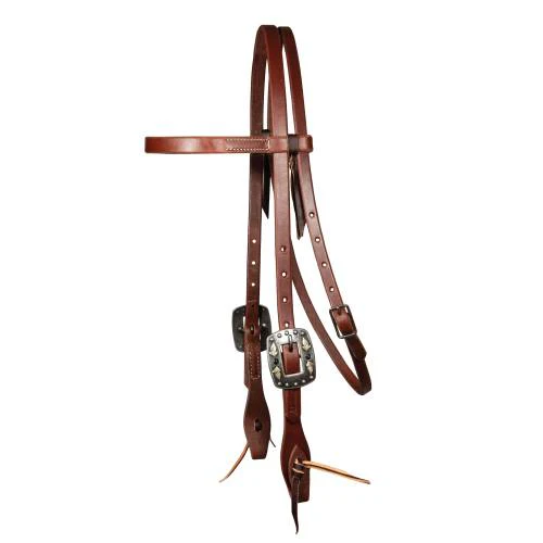 Professional Choice Ranch Headstall Brow 5/8 Feather