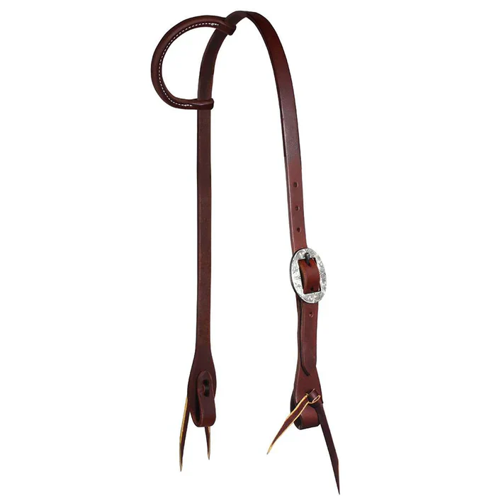 **Professional's Choice RH Headstall Single Ear 3/4" Silver