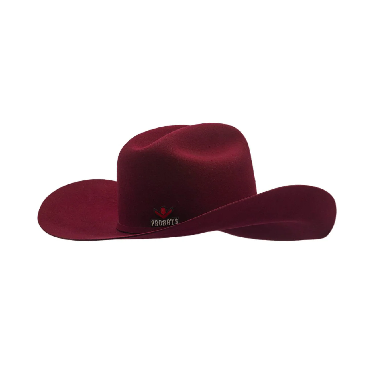 ProHat Wool Felt Precreased Western Hat - California Wine - Image 2