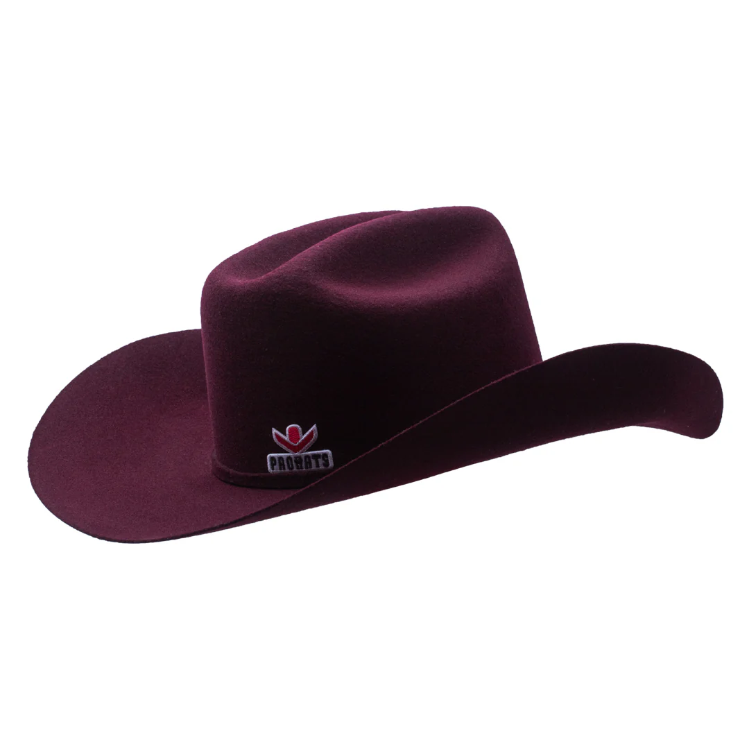 PROHATS Rodeo Nights Felt Hat Precreased-California Wine - Image 2