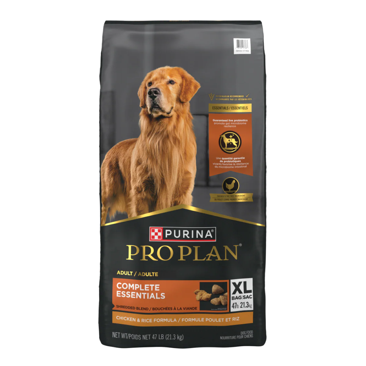 Purina Pro-Plan Dog Adult Shredded Chicken & Rice 21.3KG