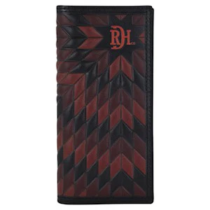 RDHC Men's Morning Star Rodeo Wallet - Black/Wine/Claret