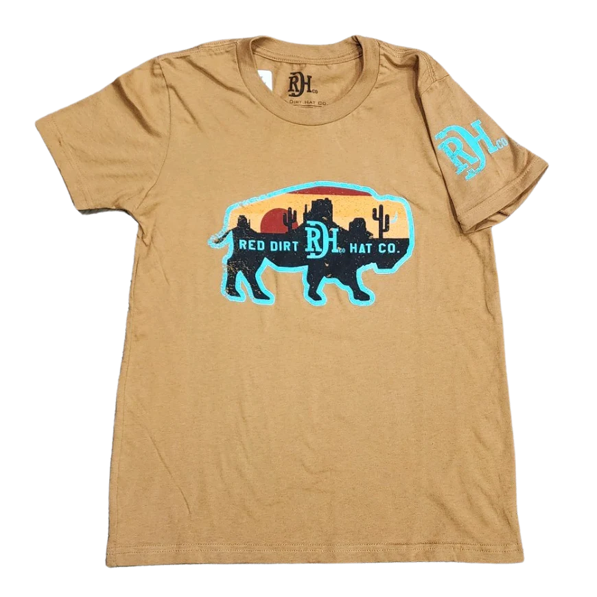 Red Dirt Hat Co. Billboard T-Shirt - Tan