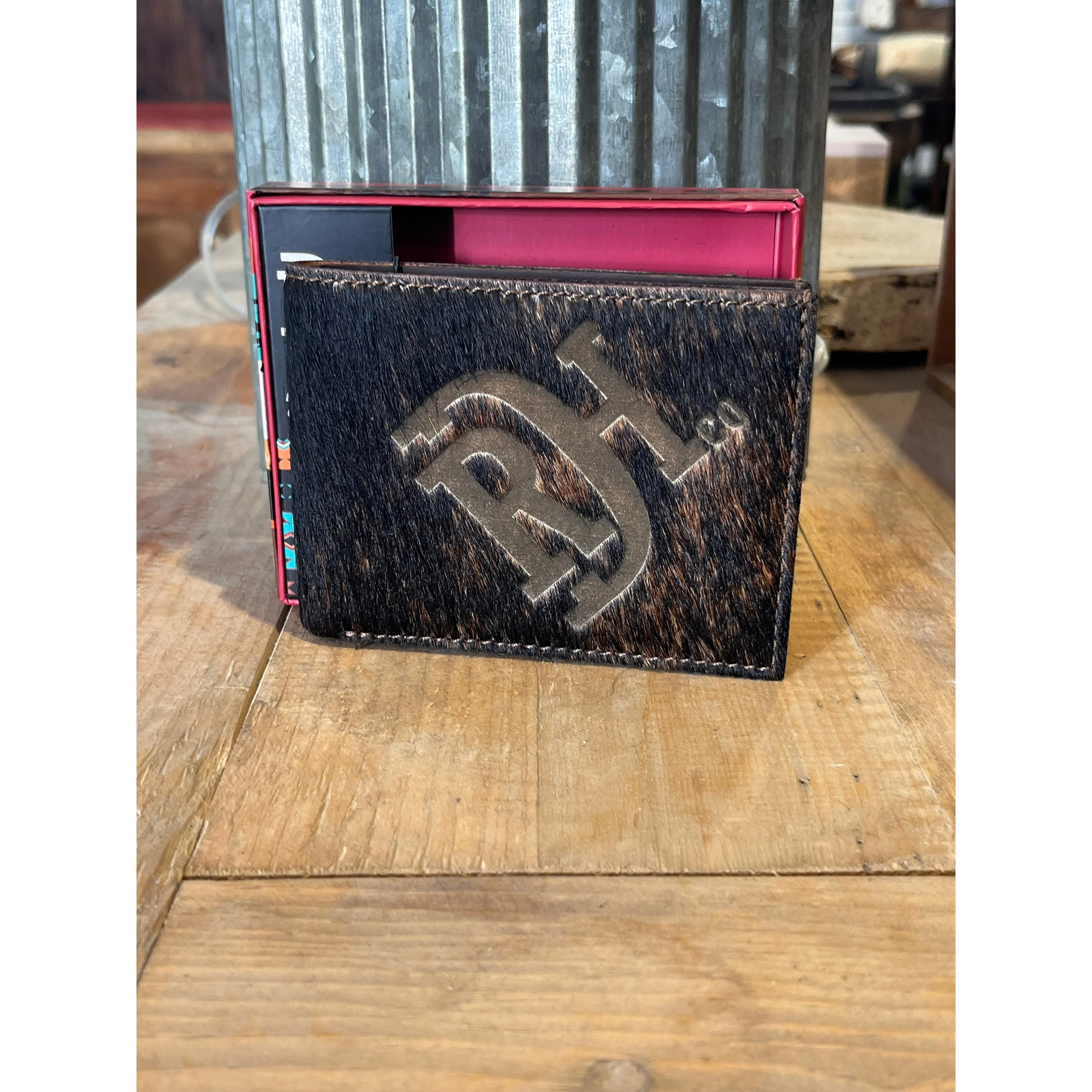 Red Dirt Men's Bifold Wallet - Natural Brindle