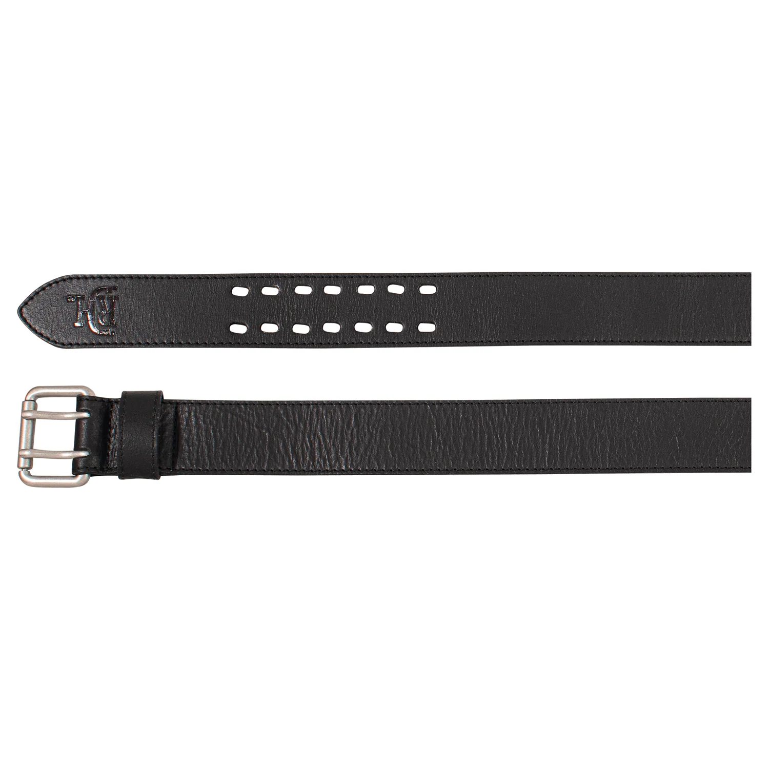 Red Dirt Hat Co Men's Genuine Leather Black Belt with Natural Grain Texture