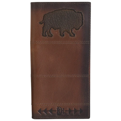Red Dirt Hat Co Rodeo Waller with Raised Bison