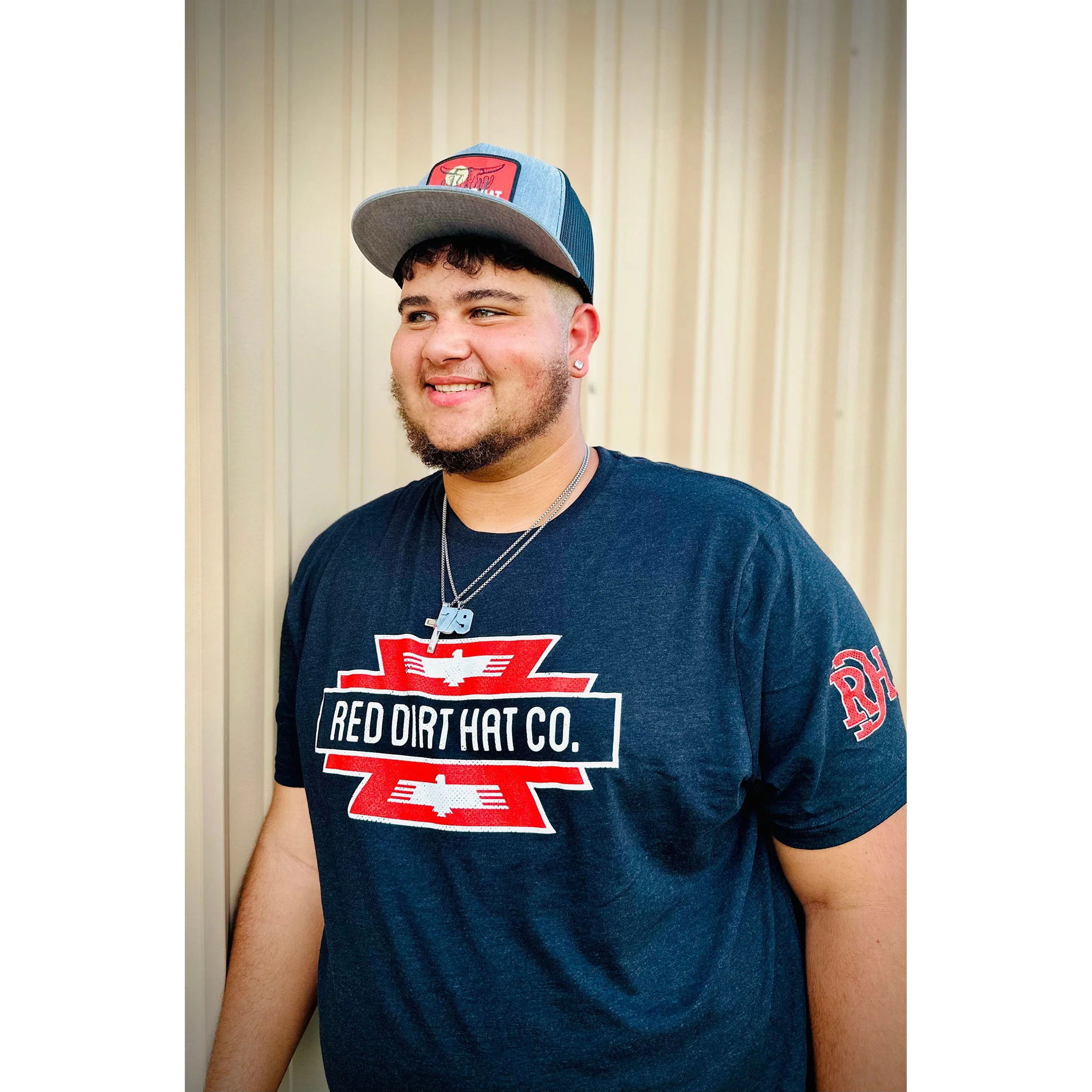 Red Dirt Hat Co. Unisex Tater T-Shirt - Heather Black - Image 2