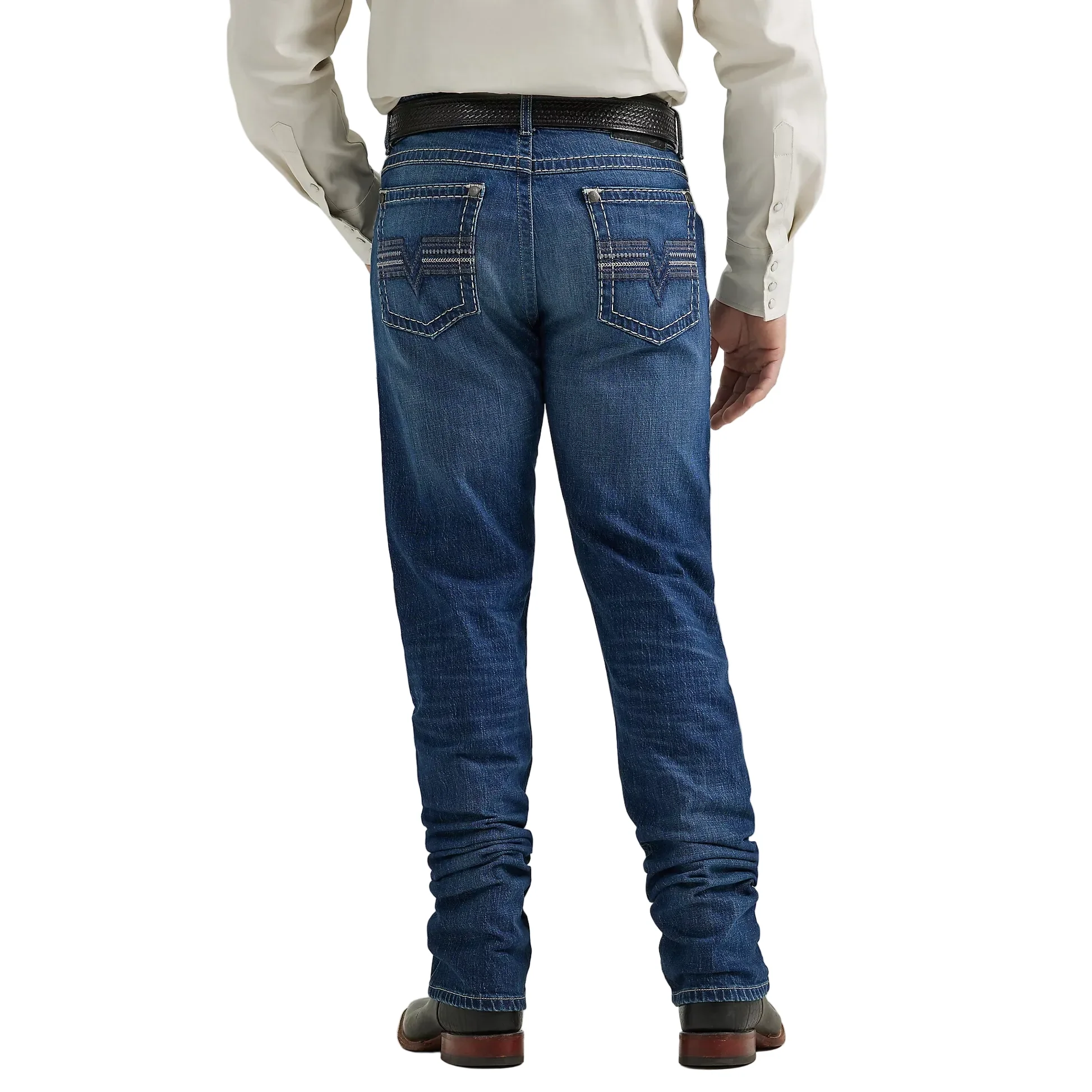 Wrangler Men's Rock 47 Slim Straight Jeans - Image 3