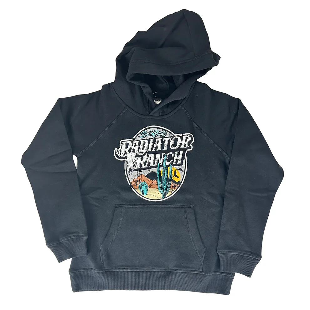 Rock & Roll Boy's Dale Scenic Graphic Hoodie-Black