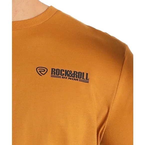 Rock & Roll Boy's Graphic Dale Skull T-Shirt - Gold - Image 2