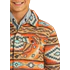 Rock & Roll Boy's Printed Jacquard Shirt Jacket - Orange - Image 3