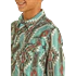 Rock & Roll Boy's RR Tek Long Sleeve Shirt - Turquoise - Image 2