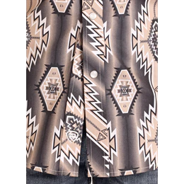 Rock & Roll Boys RR Woven Long Sleeve Shirt - Dark Brown - Image 2