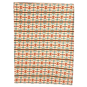 Rock & Roll Denim Printed Berber Blanket - Natural - Image 2