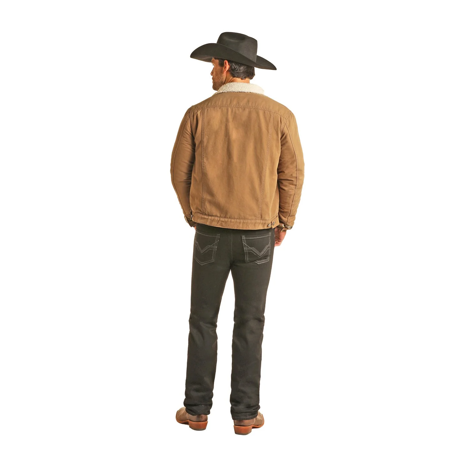 Rock & Roll Men's Brown Jacket - Khaki - Image 2