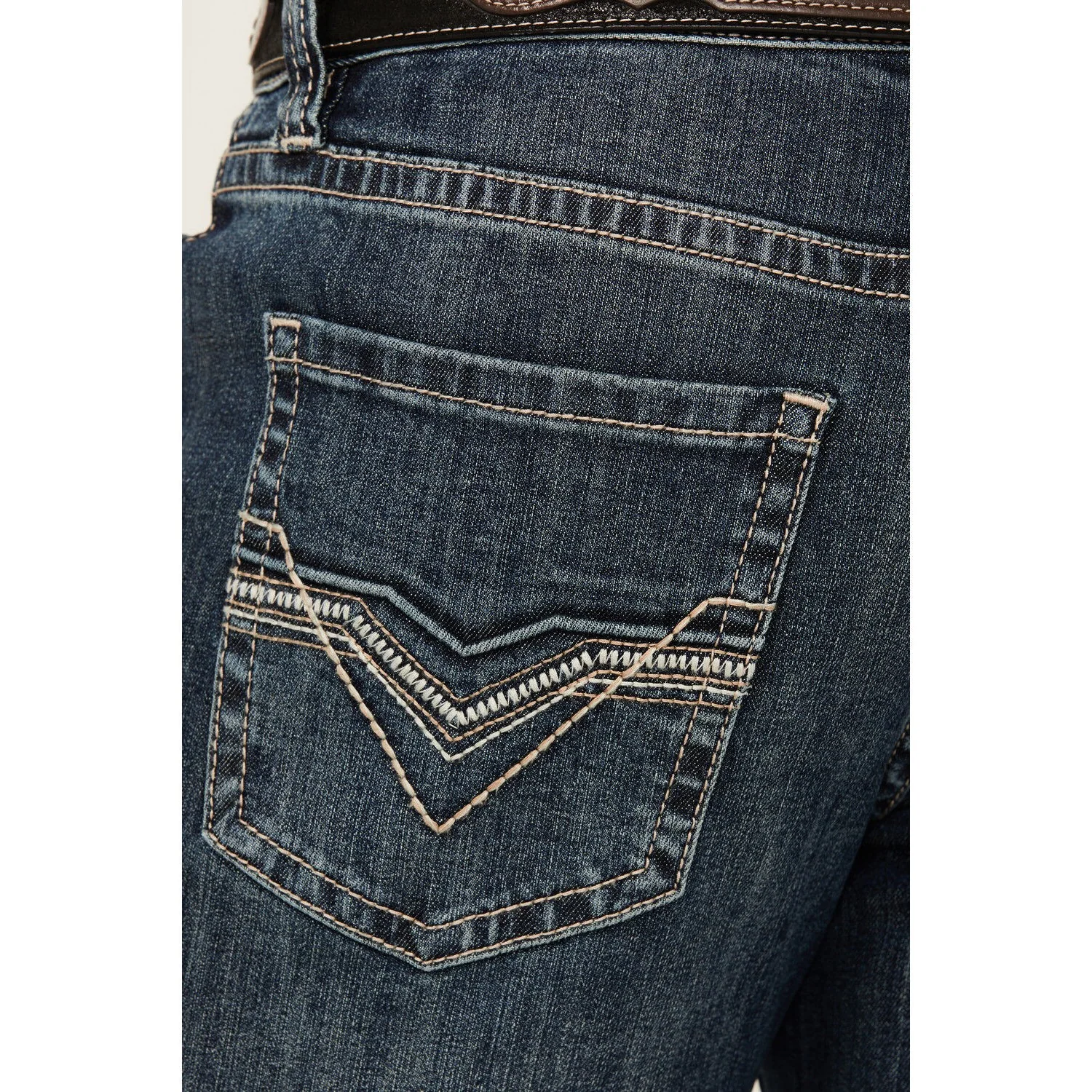 Rock & Roll Men's Medium Vintage Straight Bootcut Jeans - Medium Vintage - Image 3