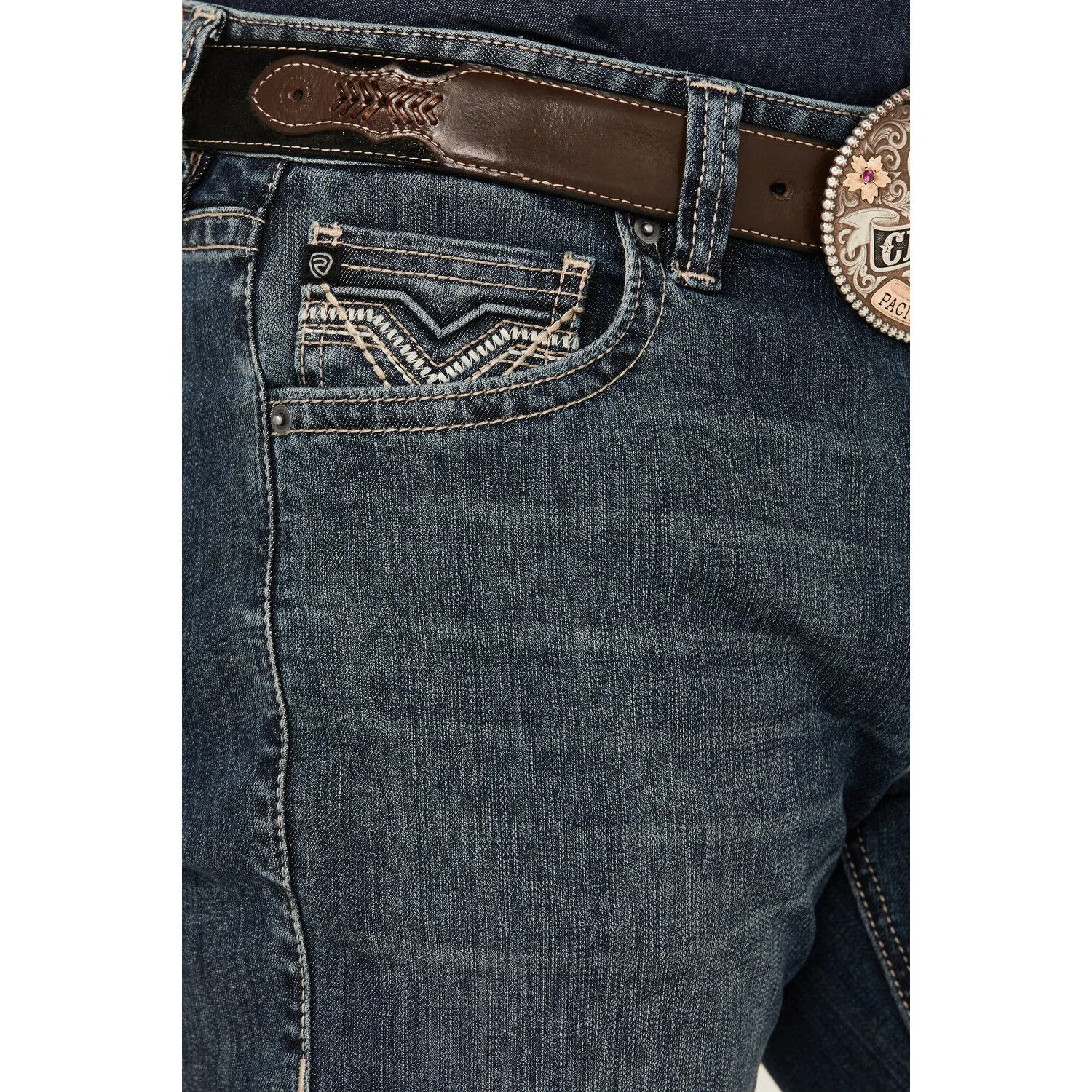 Rock & Roll Men's Medium Vintage Straight Bootcut Jeans - Medium Vintage - Image 4
