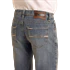 Rock & Roll Men's Rope Stitch Emblem Bootcut Jeans - Medium Vintage - Image 4