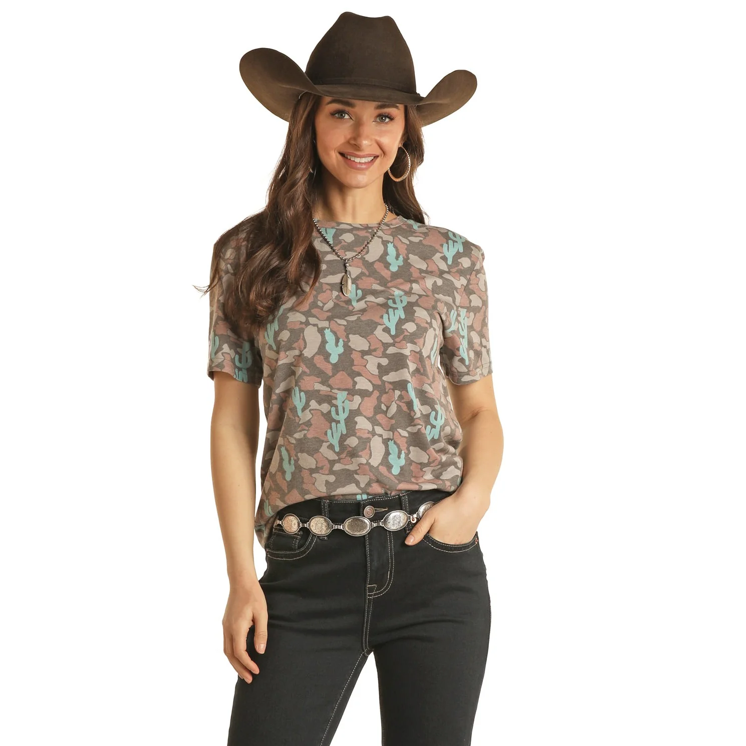 Rock & Roll Unisex All Over Print Tee - Black - Image 2