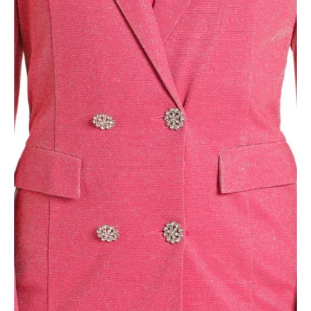 Rock & Roll Women's Iridescent Blazer Dress- Pink - Image 3