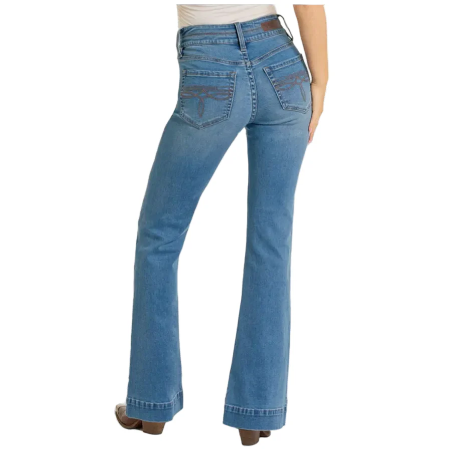 Rock & Roll Women's Double Waistband HR Trouser - Medium Vintage - Image 2