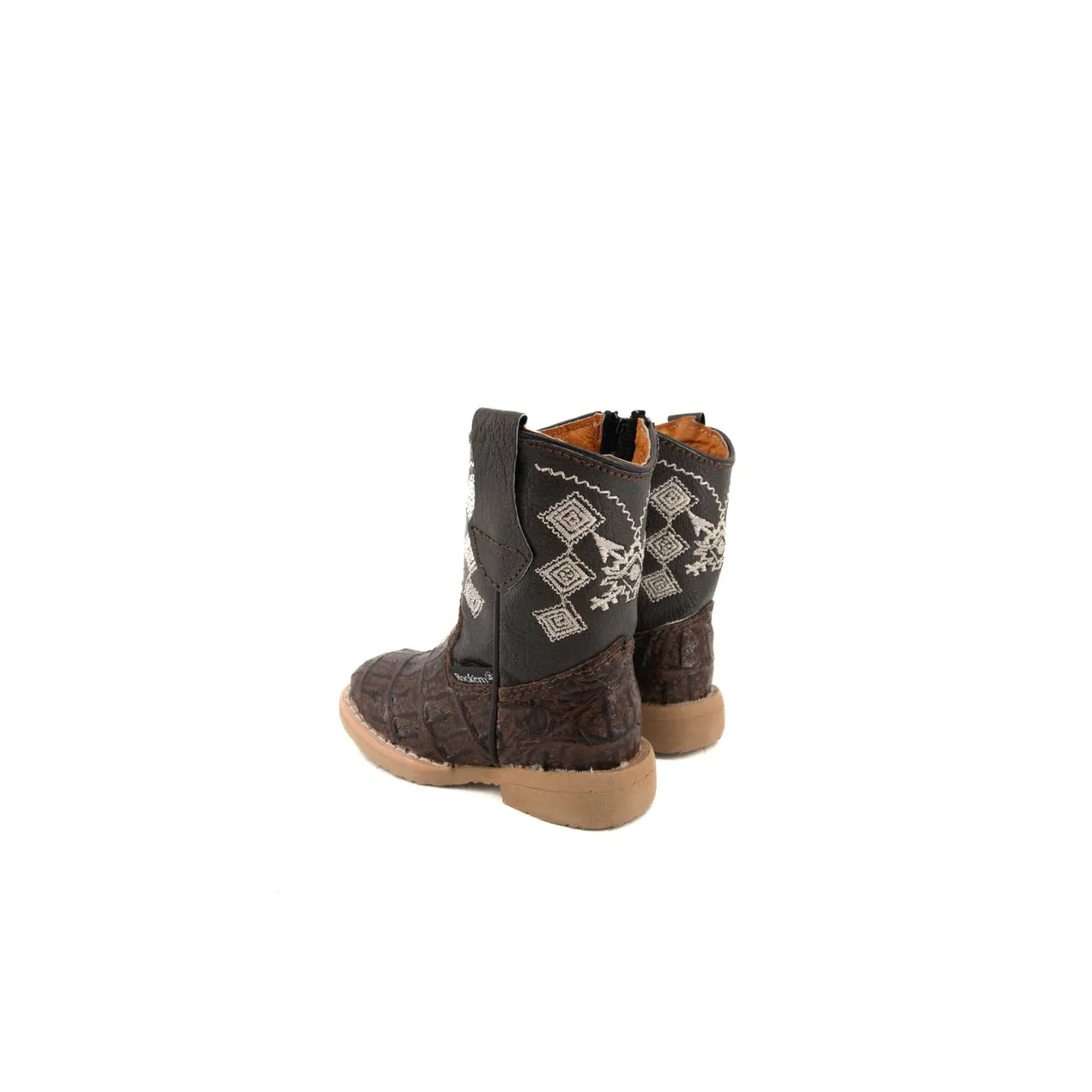 Rock'em Baby Caiman Boots - Brown - Image 3