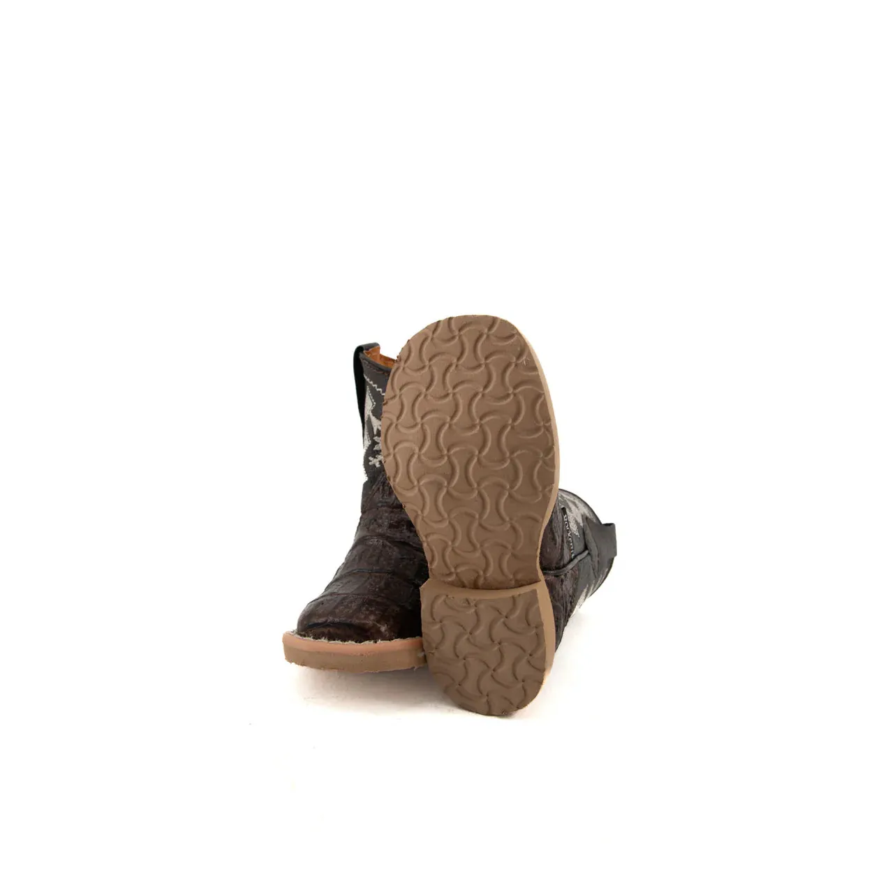 Rock'em Baby Caiman Boots - Brown - Image 4