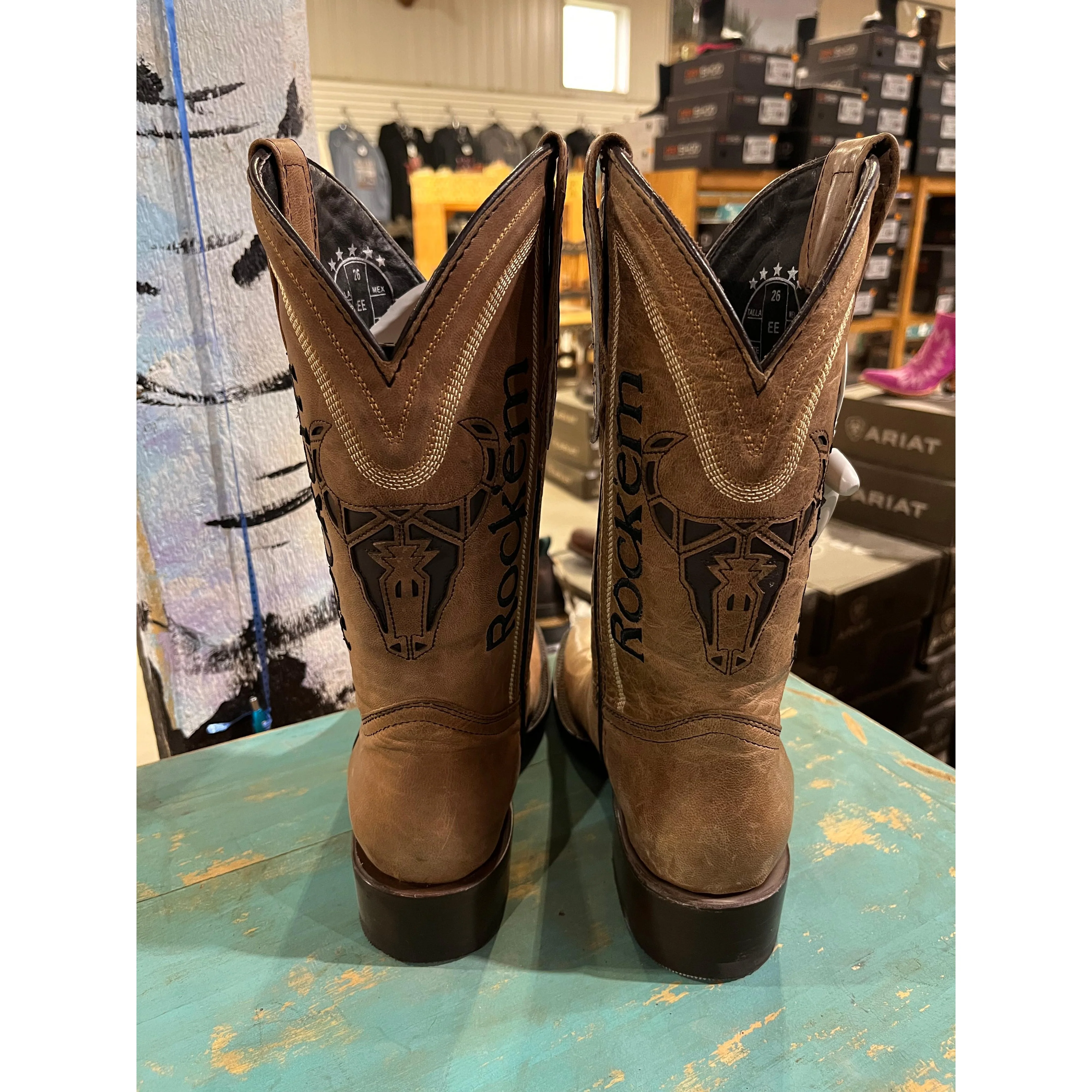 Rock'em Men's Cabra Orix Western Boots - Image 2