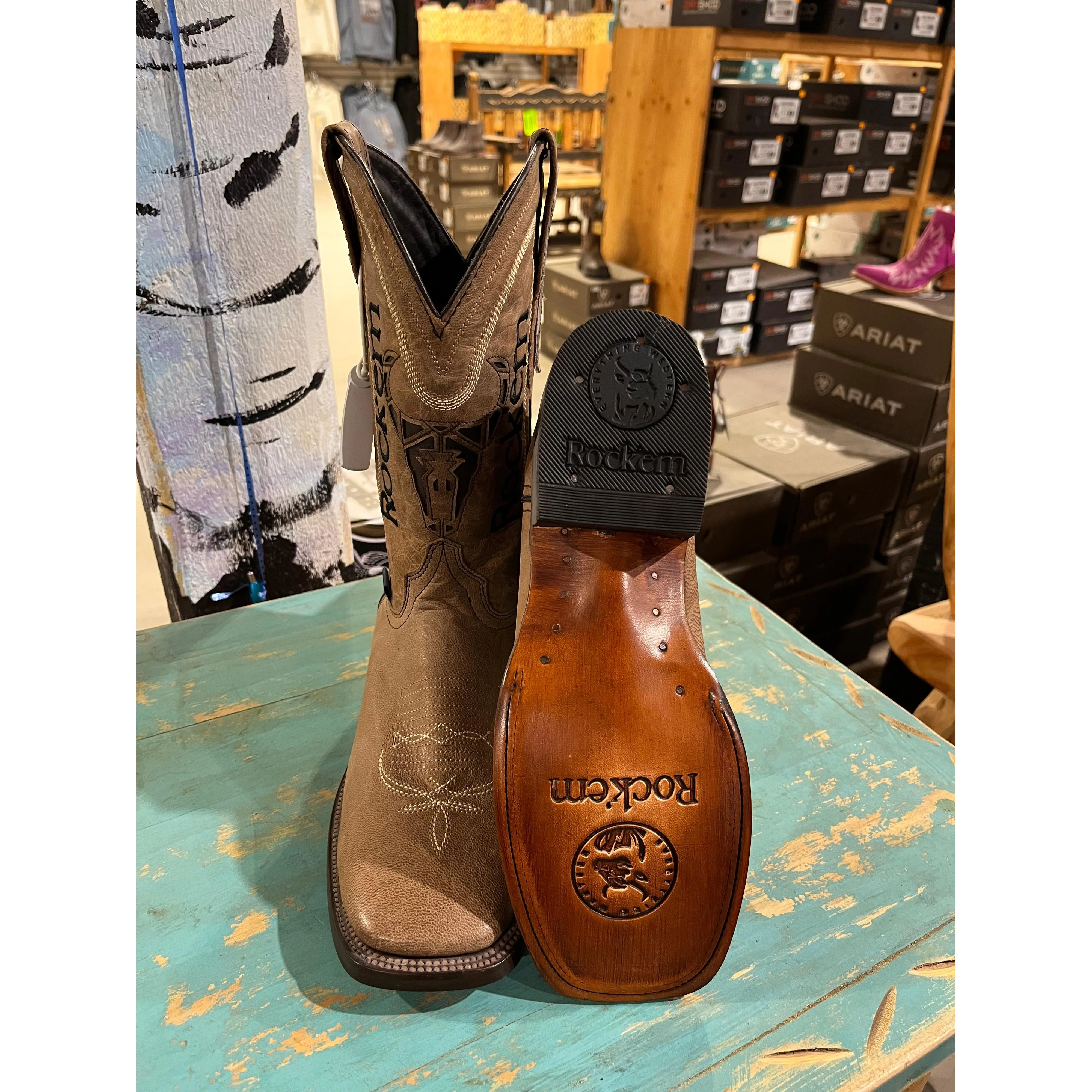Rock'em Men's Cabra Orix Western Boots - Image 4