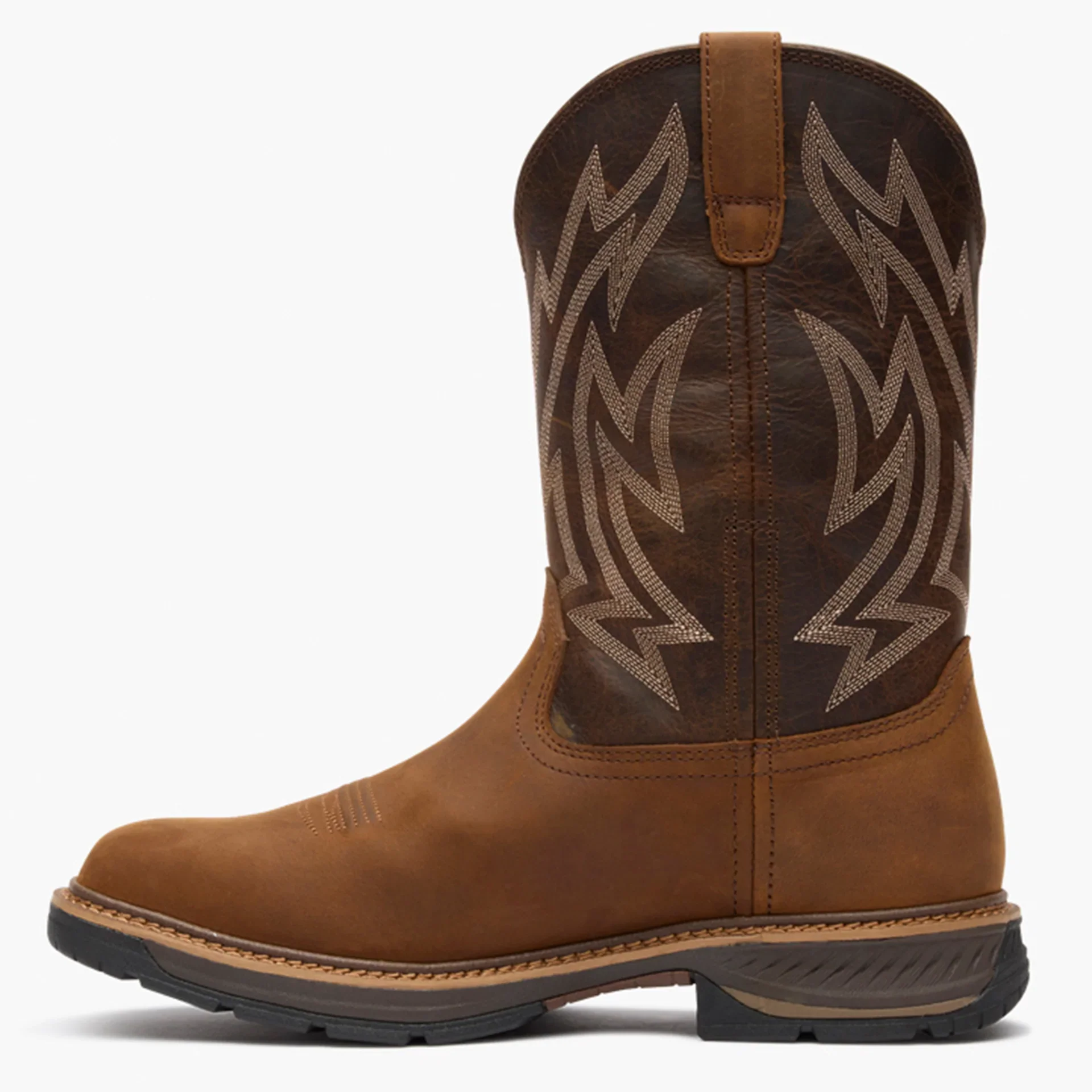 Rocky Men's Ride Lte Waterproof Western Boot - Brown - Image 4