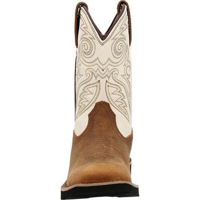 Rocky Big Youth 8" Monocrepe Western Boot - Brown/Bone - Image 2