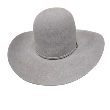 Rodeo King 30X Open Crown Felt Western Hat - Natural
