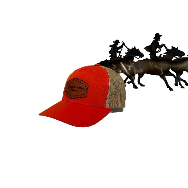 Rough Country Cowboys Trucker Cap - Orange/Tan