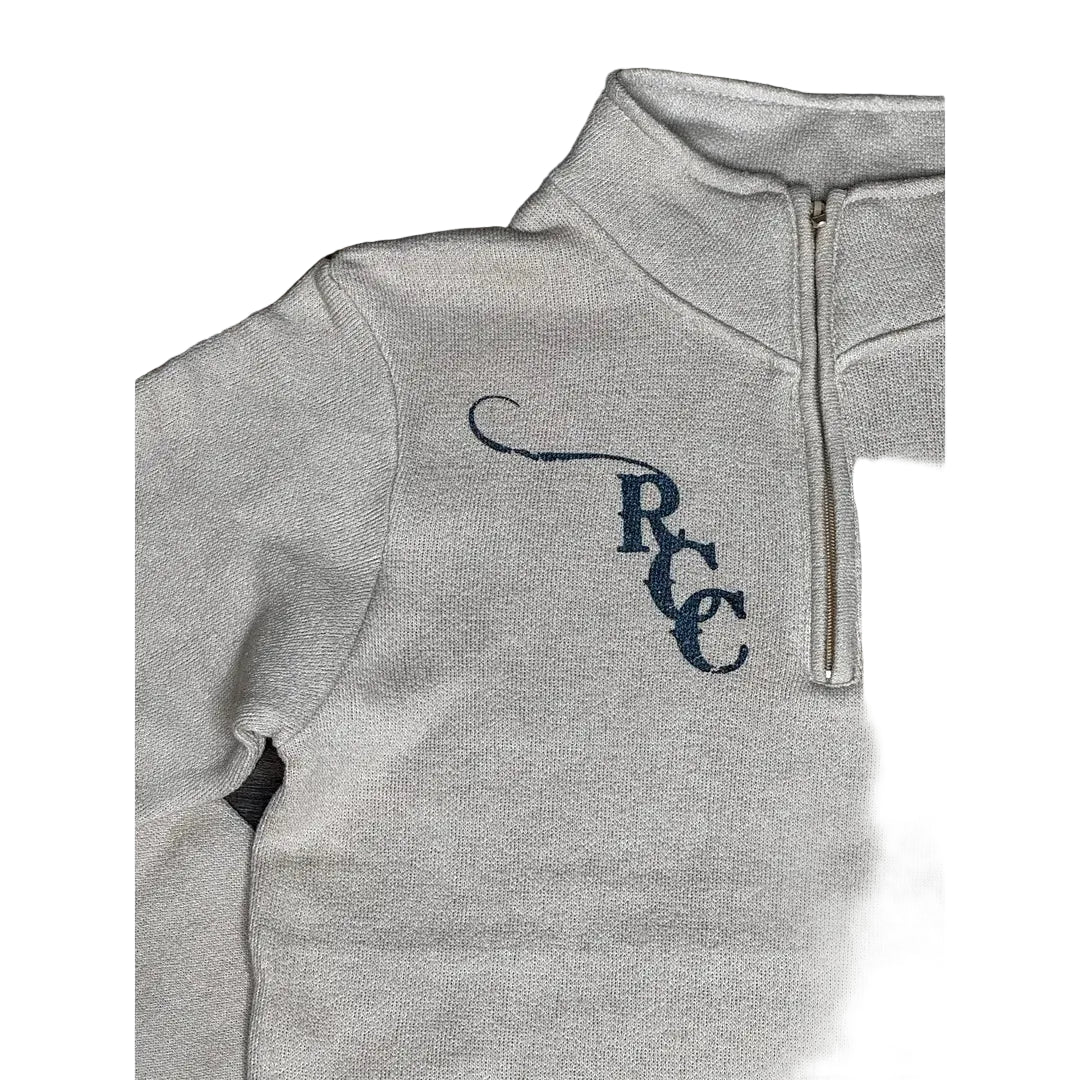 Rough Country Cowboys  Women's Long Sleeve 3/4 zip Fleece Sweater - Image 3