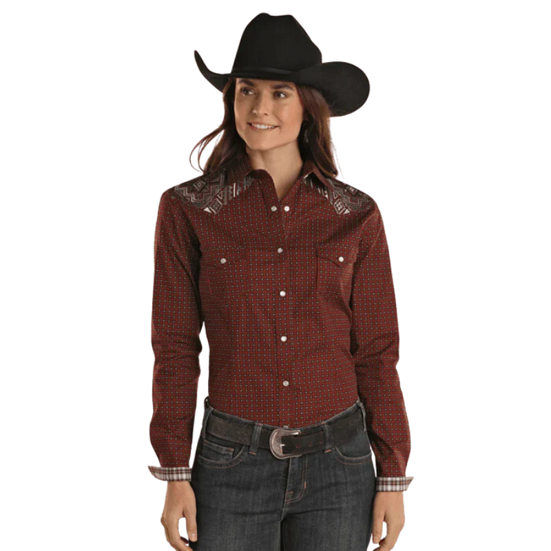 Rough Stock Women's LS Two Pocket Snap Shirt