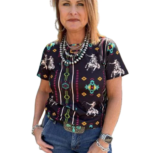 Rowdy Crowd Women's Let's Rodeo Top