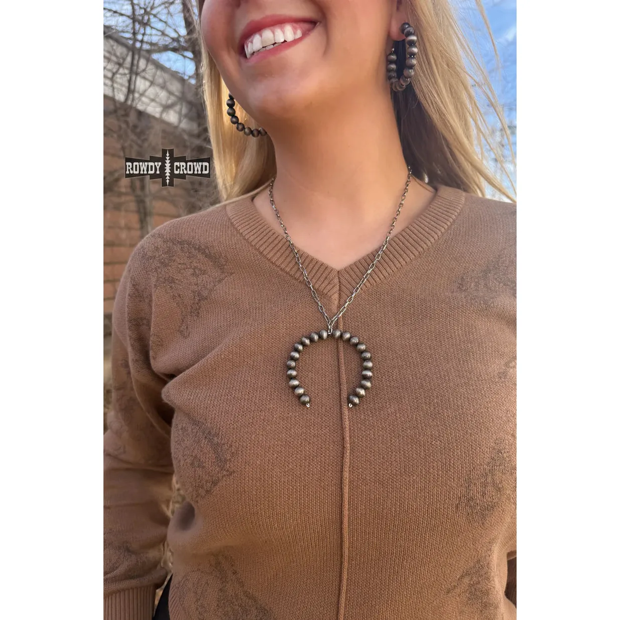 Rowdy Crowd Women's Sundance Blossom Necklace-Bronz
