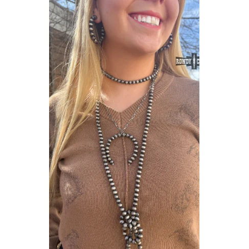 Rowdy Crowd Women's Sundance Blossom Necklace-Silver