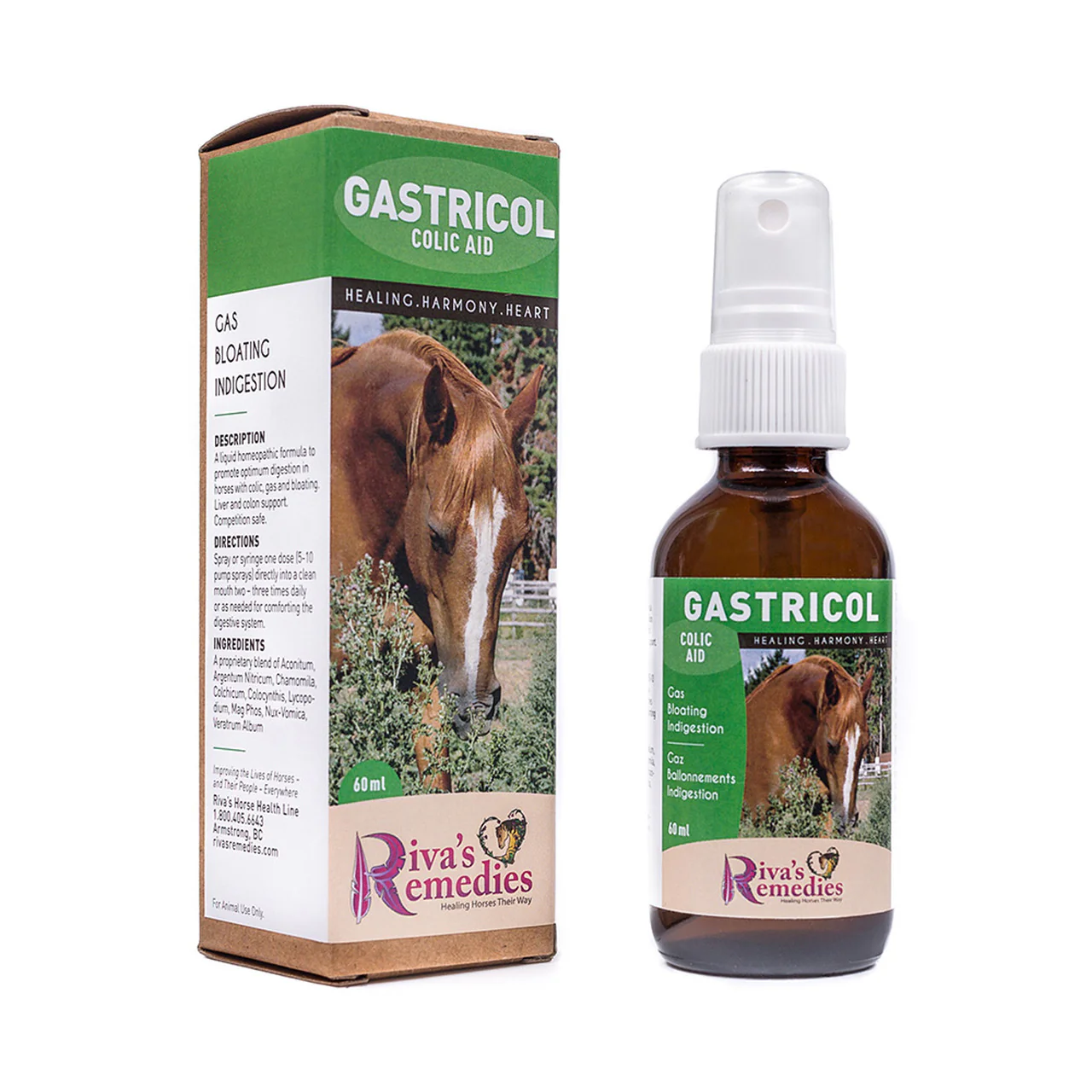 Riva's Remedies Equine Gastricol - 60ml
