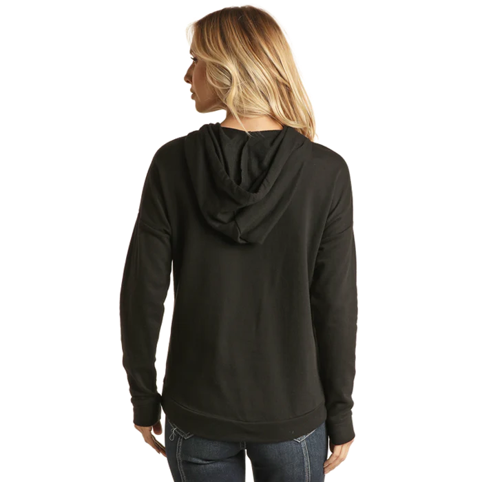 Rock & Roll Women's Hoodie w/ Graphics - Image 3