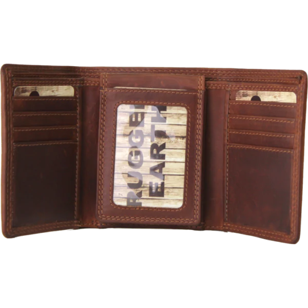 Rugged Earth Men's Fold Over Wallet - Image 2