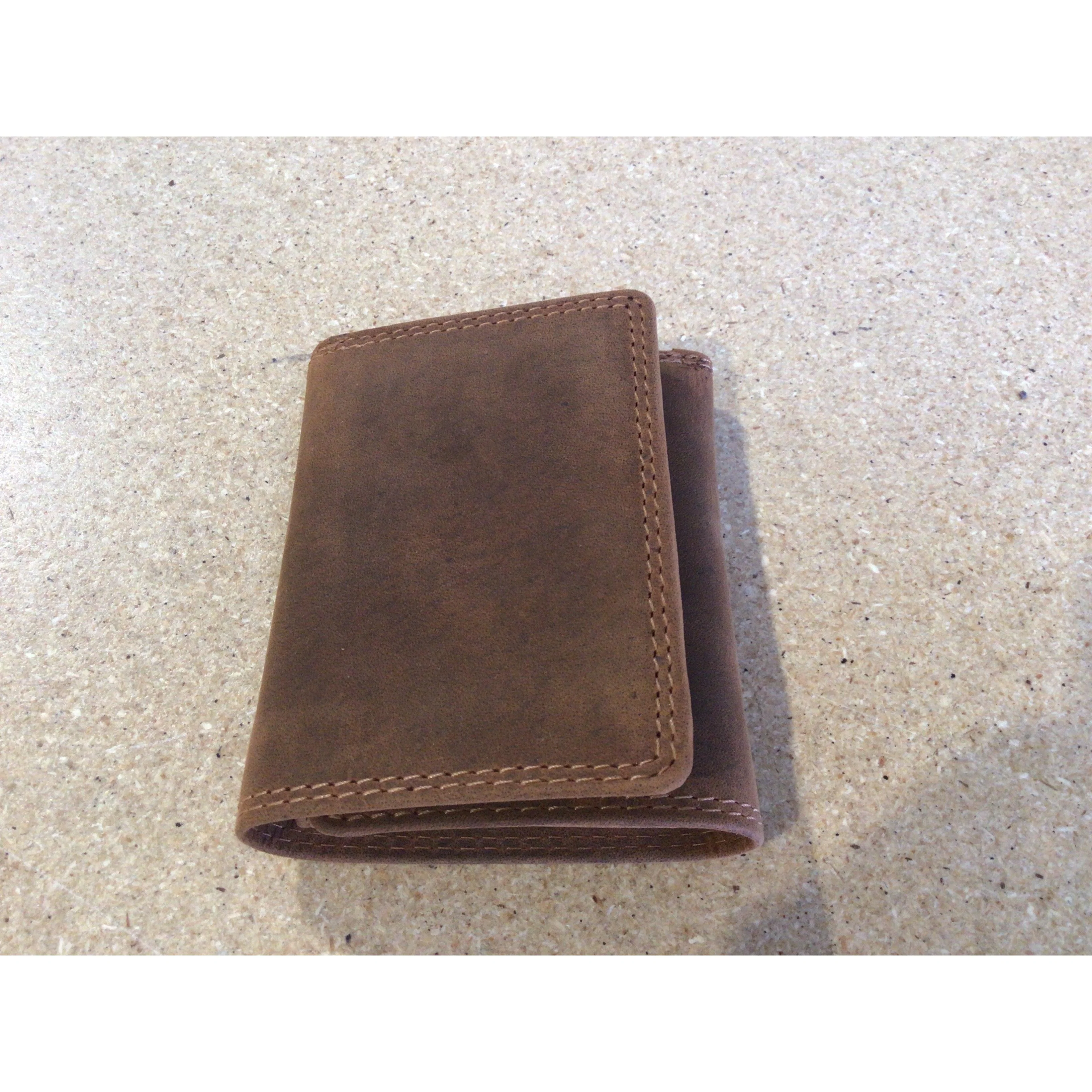 Rugged Earth Fold Over Wallet-Tan