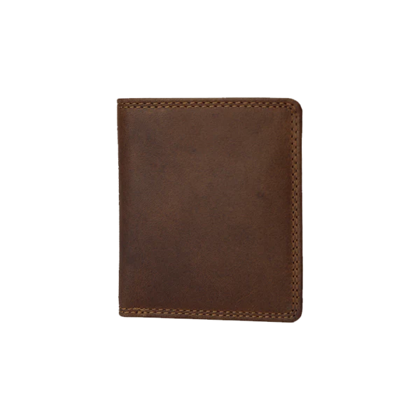 Rugged Earth Leather Bifold Wallet