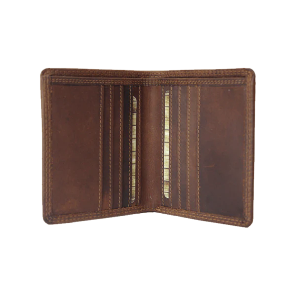 Rugged Earth Leather Bifold Wallet - Image 2