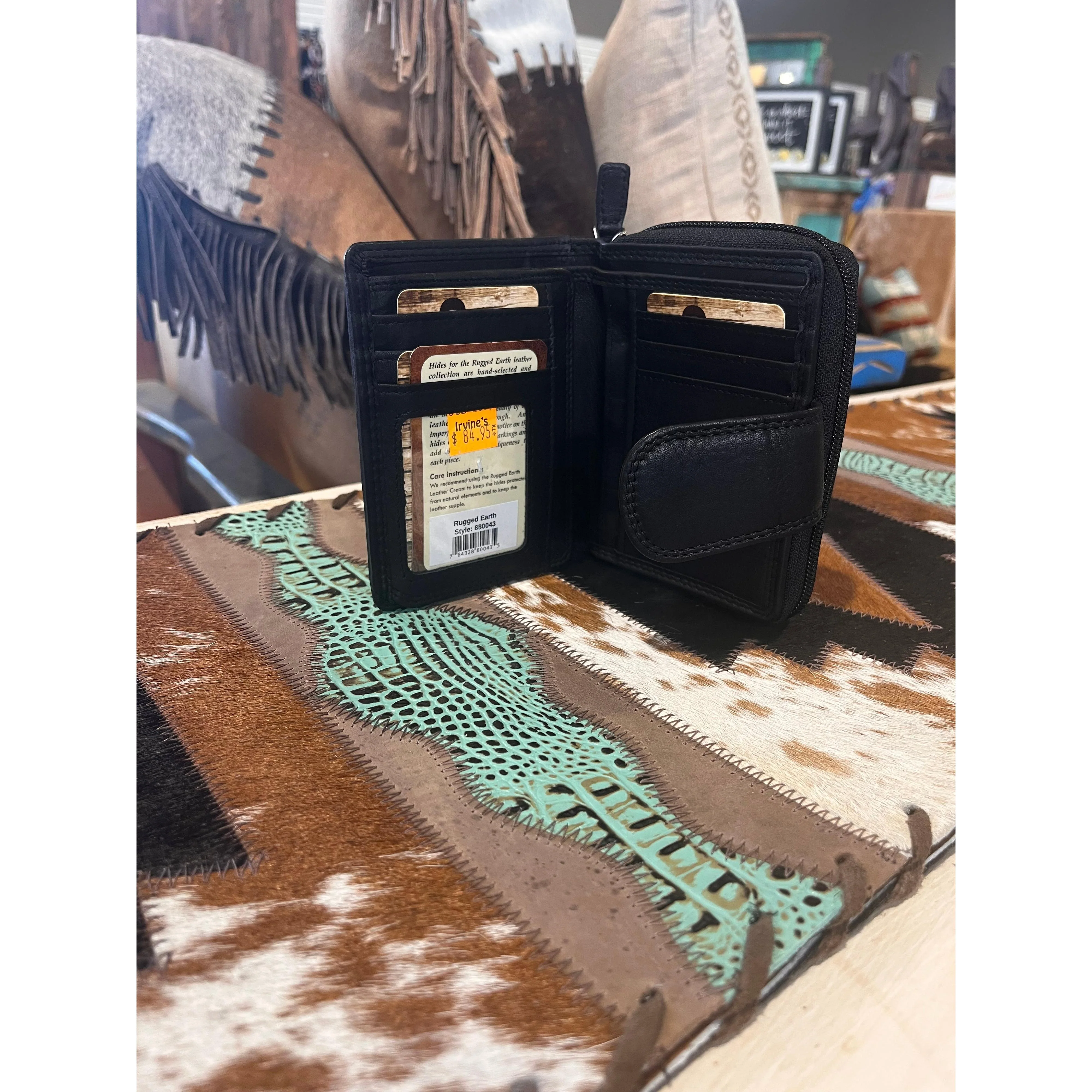 Rugged Earth Leather Wallet - Image 2