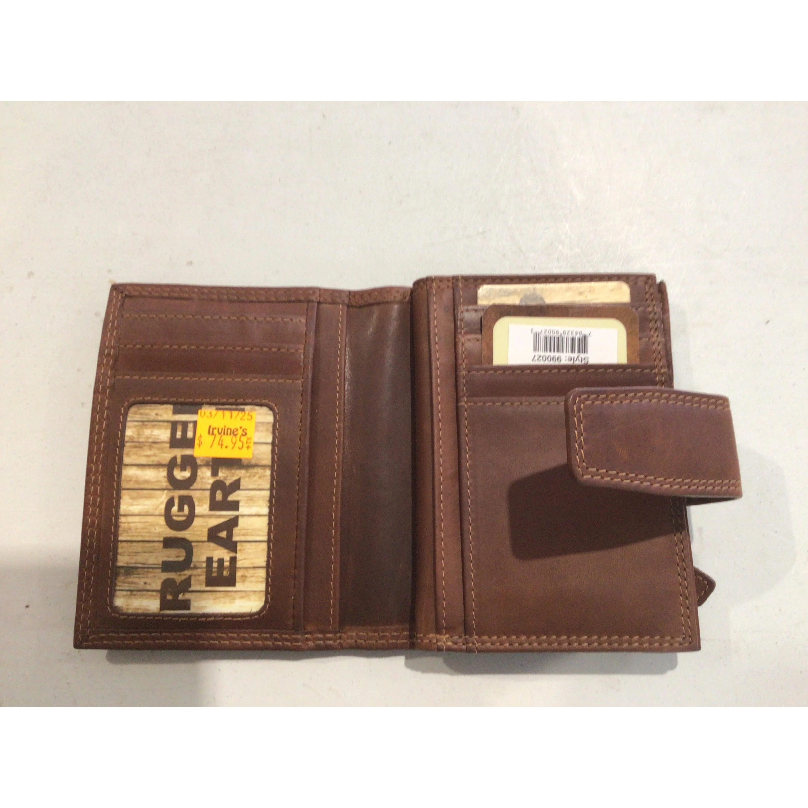 Rugged Earth Leather Wallet - Image 2