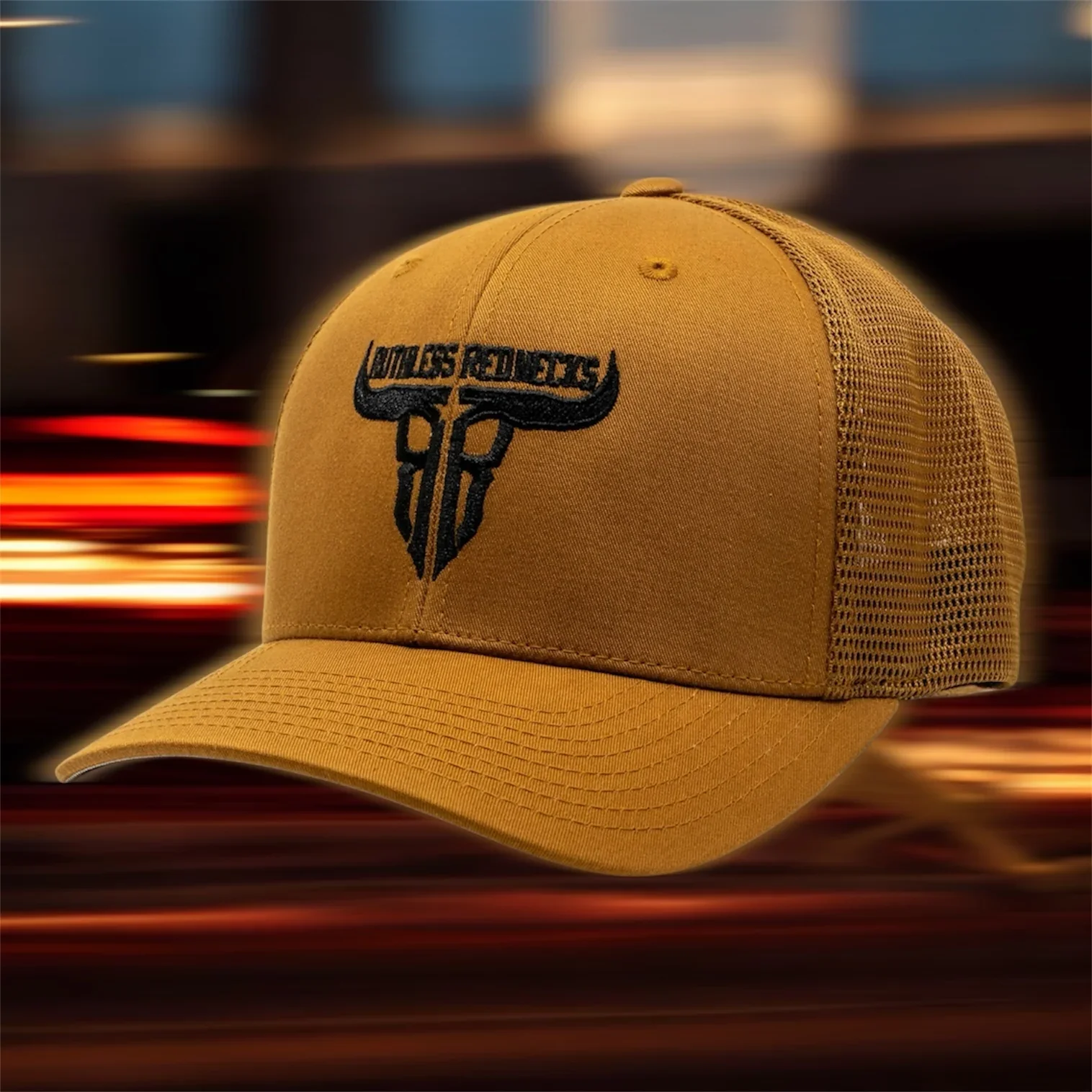 Ruthless Rednecks Raw Talent Curved Brim Hat - Caramel