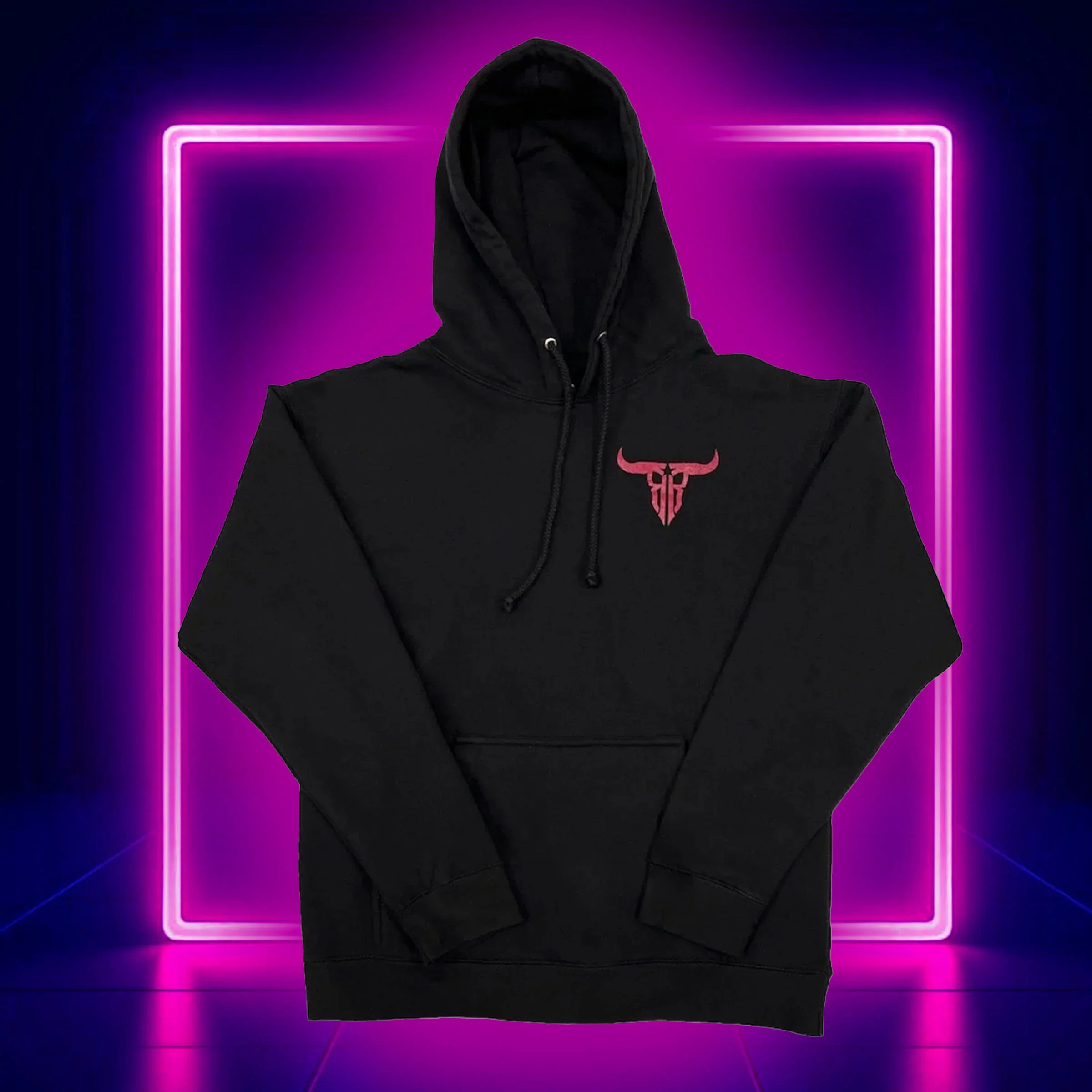 Ruthless Rednecks Support Your Local Dirtbag Supercharged Hoodie - Black - Image 2